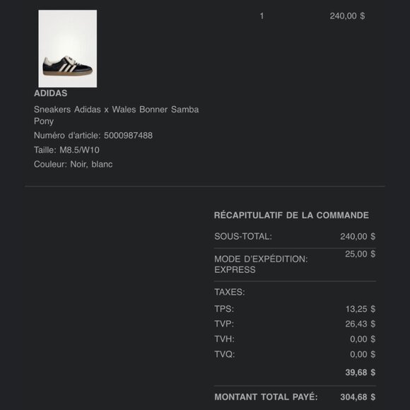 Wales Bonner pony hair sambas - Picture 5 of 5